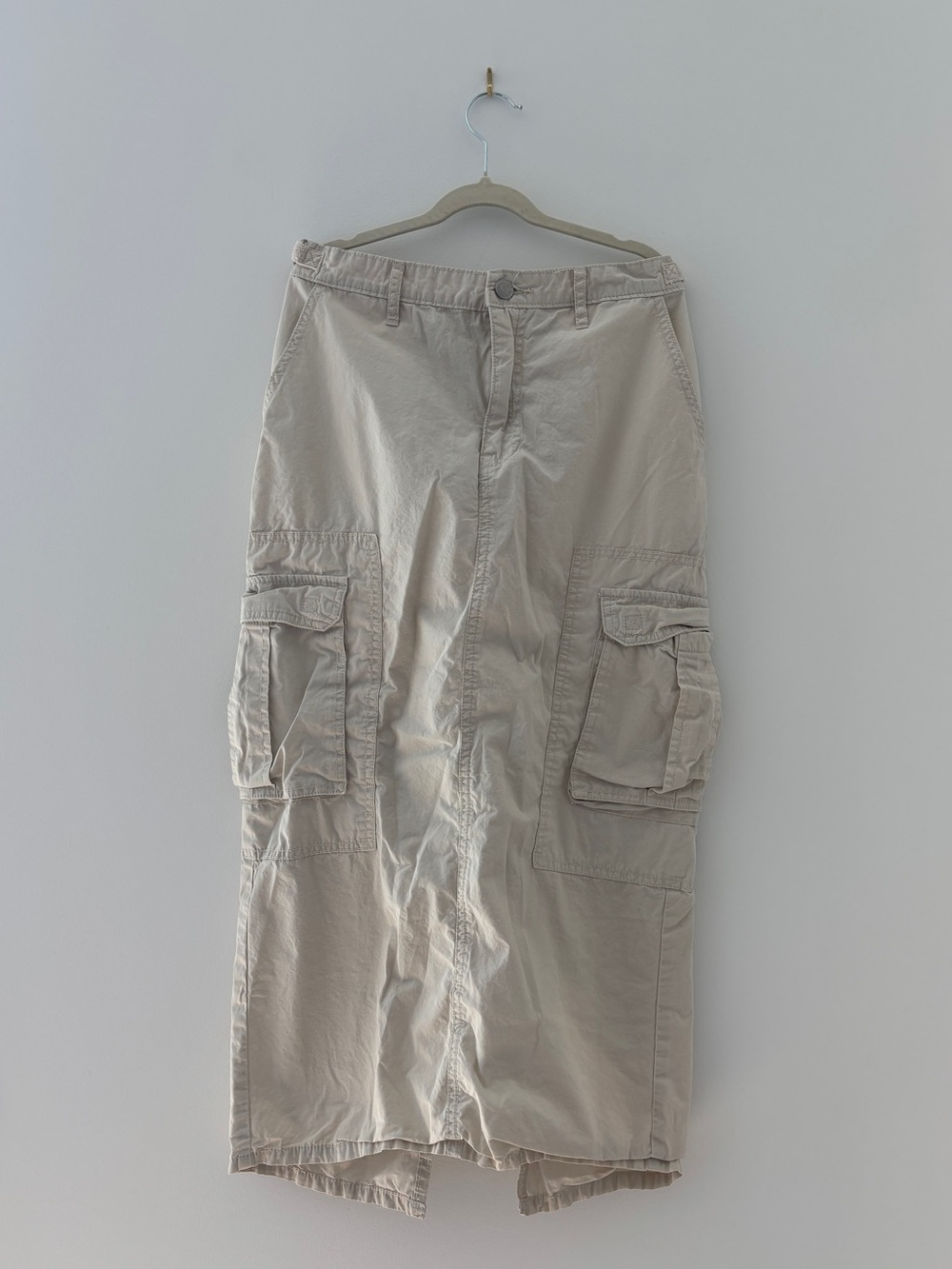 wild fable Neutral-Tone Elastic Waist Skirt